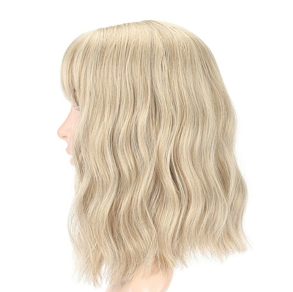 New Loose Wave Blonde Wig Short Bob Wig - Picture 3 of 9
